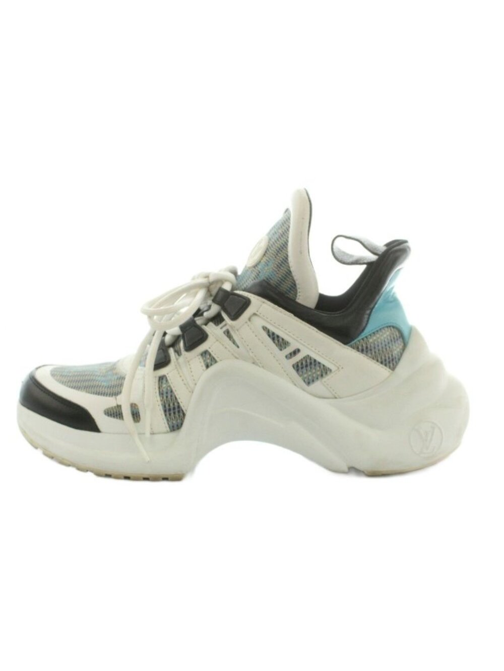 Louis Vuitton Dad Sneakers White Black Multicolor 37.5